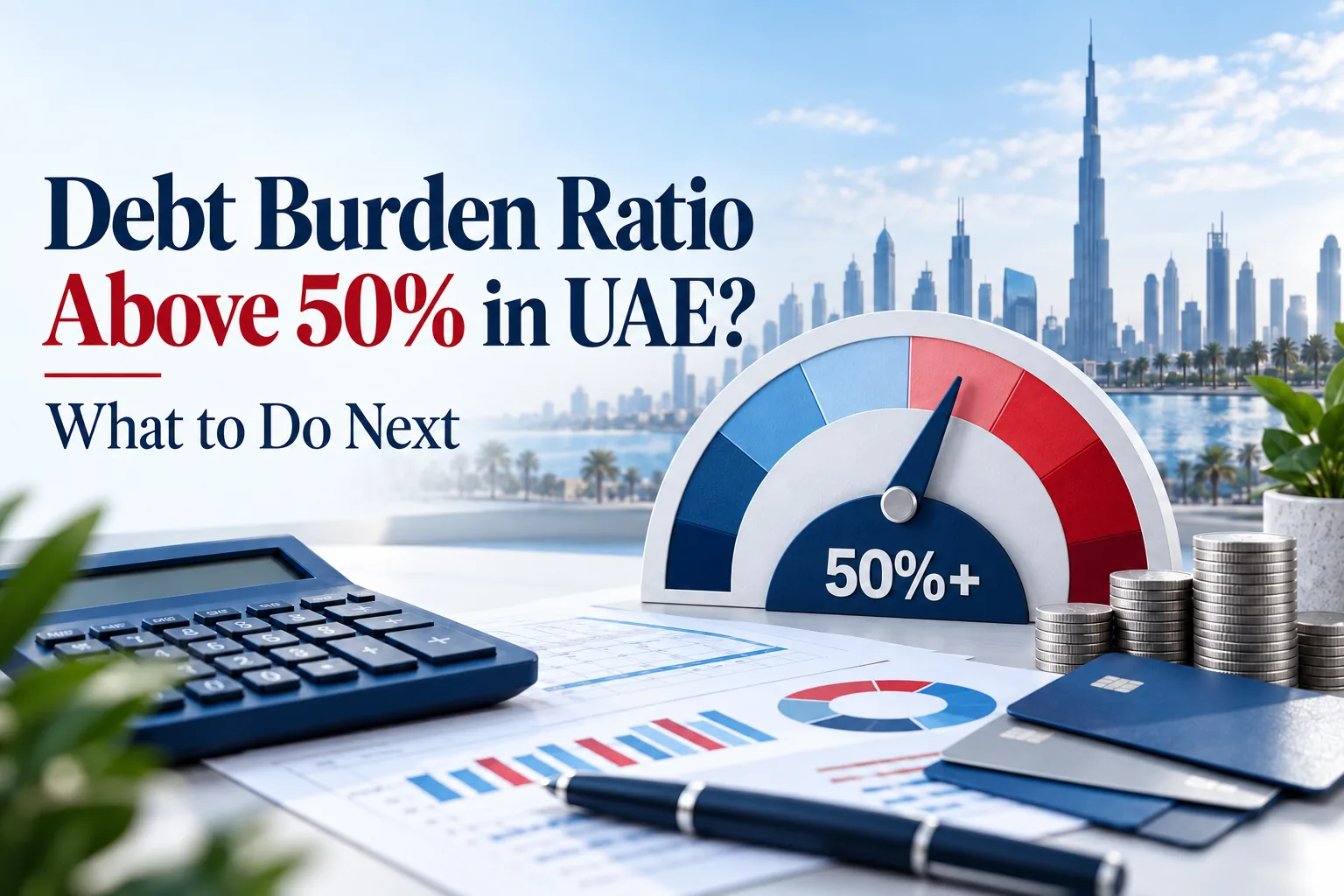 Debt Burden Ratio(DBR) Above 50% in the UAE? What to Do Next